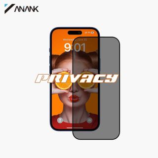 ANANK 2.5D Privacy (Korean LG Privacy Glue) armored glass for iPhone 17 - 5x reinforced