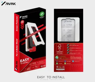 ANANK - 2.5D Privacy Panzerglas 26° Winkel, 180° Schutz - mit Installationshilfe für iPhone 16