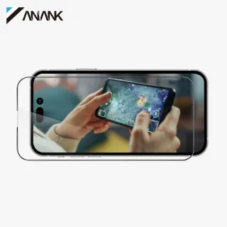 ANANK 2.5D trasparente Game Edition (opaco) vetro blindato anti-impronta per iPhone 16