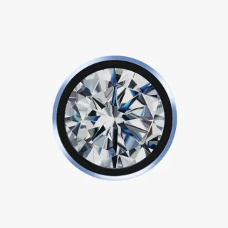 ANANK iPhone 18 Pro / 18 Pro Max – Rückkamera Panzerglas – Safir mit GIA Zertifikat, Blau
