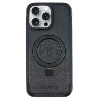 Apple iPhone 16 Pro Max - Santa Barbara Polo Primo - Custodia Premium Stand Sleeve con MagSafe, nero