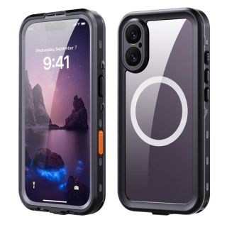 Apple iPhone 17 - Redpepper IP68 Dot Series Wasserdichtes Outdoor Case mit MagSafe-Funktion, schwarz