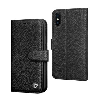 Apple iPhone XR - Pierre Cardin Flipcase schwarz (PCS-P08)