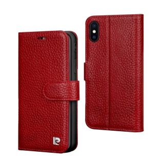 Apple iPhone XS Max - Flipcase Pierre Cardin rosso (PCS-P08)