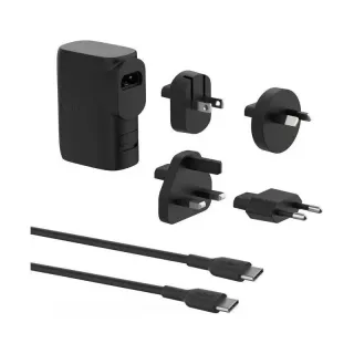 Belkin - BoostCharge Hybrid, USB-C 25W PD 3.0 charger with PPS + 5000 mAh power bank, Black