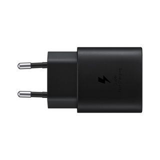 Chargeur rapide Samsung 25W, adaptateur PD avec port USB-C, noir