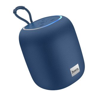 Hoco HC14 portable wireless speaker mit RGB Ringlicht blau