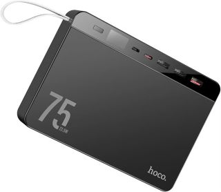 Hoco J94 Overlord - Powerbank Hoco con display digitale, grande capacità, nero