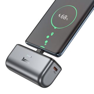 Hoco - Q31 Ingenious PD20W Powerbank, 5000mAh, USB-C-Anschluss, tragbar, schwarz