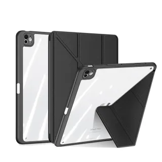 iPad 7/8/9 10.2 Dux Ducis Magi Series, étui flip relevable, noir