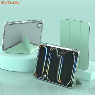 iPad Air 11 M2/M3/M4 - Étui pour tablette Mutural Clear-Pro Series, Vert