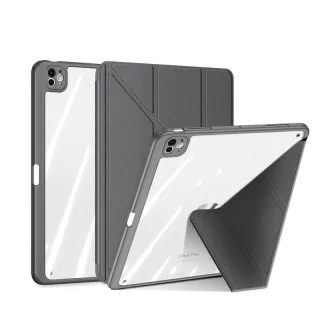iPad Air 13 (2024) / iPad Pro 12.9 (2020/ 21/22) - Dux Ducis Magi Series, stand-up flip case, gray