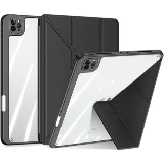 iPad Pro 11 (2024/2025) - Serie Dux Ducis Magi, custodia flip stand-up, nera