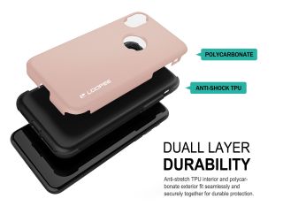 iPhone 11 Pro Max - Custodia antiurto per esterni Loopee, oro rosa