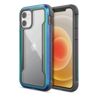 iPhone 12 Mini - Raptic/X-Doria Defense Shield Case with Iridescent frame