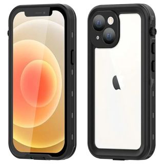 iPhone 13 Mini - Redpepper IP68 Dot+ Series Wasserdichtes Outdoor Case, schwarz