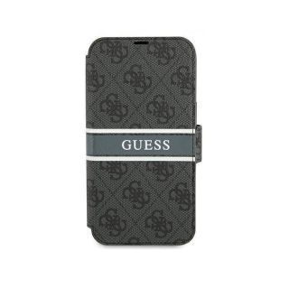iPhone 13 Pro - Custodia a libro Guess Stripe Black - GUBKP13L4GDGR