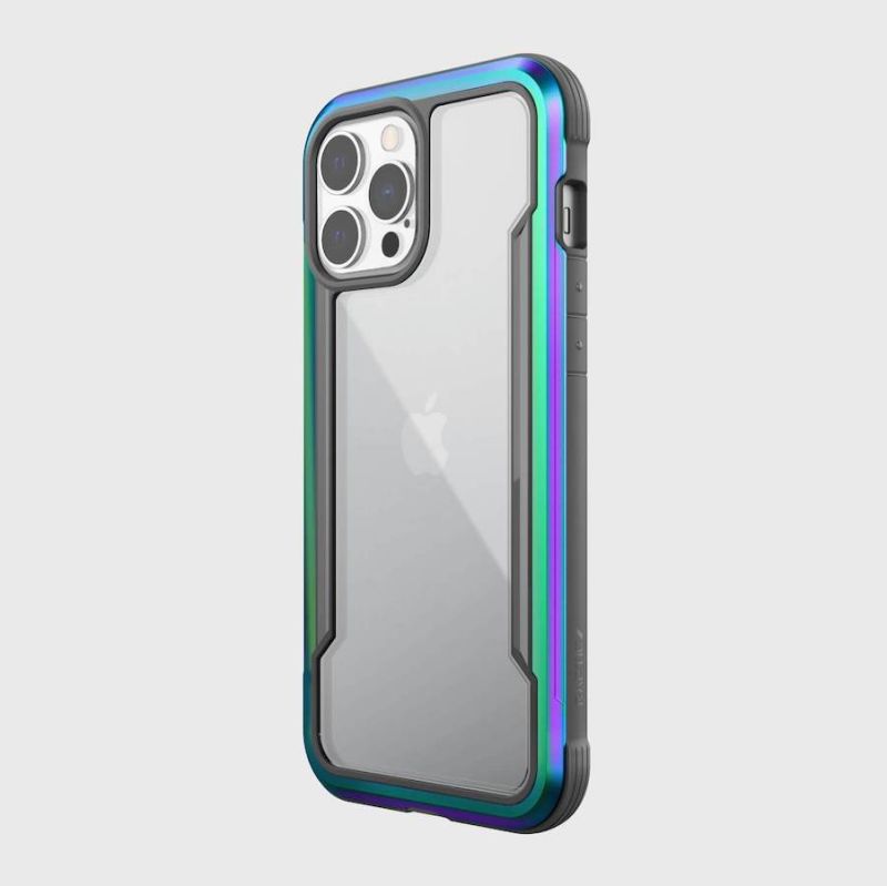 iPhone 13 Pro Max - Custodia Raptic/X-Doria Defense Shield con cornice multicolore  
