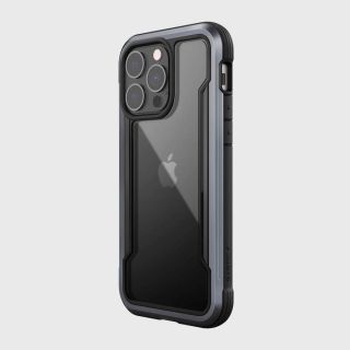 iPhone 13 Pro - Raptic/X-Doria Defense Shield Case mit schwarzem Rahmen