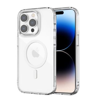 iPhone 15 Pro Max - Raptic Crystal Magsafe case, transparent protection with magnetic function