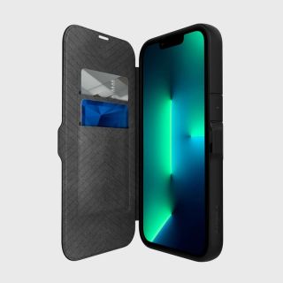 iPhone 15 Pro Max - Raptic Urban Folio schwarz - Outdoor Flip Etui