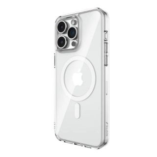 iPhone 15 Pro – Raptic Crystal Magsafe Hülle, Transparenter Schutz mit Magnetfunktion
