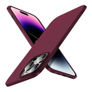 iPhone 16 Plus - Custodia X-Level Guardian in TPU con protezione della fotocamera, rosso vino