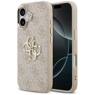 iPhone 17 - Guess Metal Logo Gold Case, Pink GUHCP17S4GMGCPI