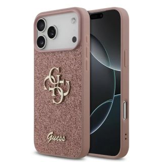 iPhone 17 Pro Max - Guess Metal Logo Case, Pink GUHCP17XHG4SGP