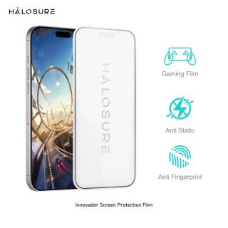 iPhone 17 Pro Max - Halosure Innovador mattes Gaming Panzerglas, Anti-Fingerprint