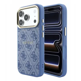 iPhone 18 Pro Max / 17 Pro Max – Guess PU Leather Case with MagSafe, Blue GUHMP18XP4MSEGCB