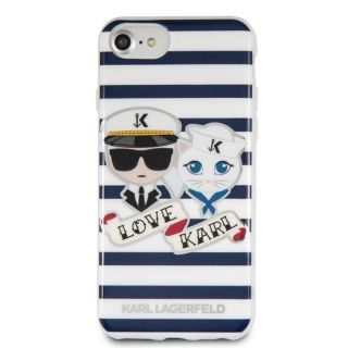 iPhone 7/8/SE2020/SE2022 - Karl Lagerfeld Captain Cat Backcase KLHCP7KSS, rayé
