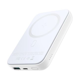 Joyroom - 20W Magnetische Wireless Powerbank, 10.000mAh, inkl. Type-C zu Type-C 60W Kabel (0,25m), Weiss (JR-W020)