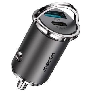 Joyroom - C-A35 45W Mini 2-port ring-pull fast car charger Tarnish