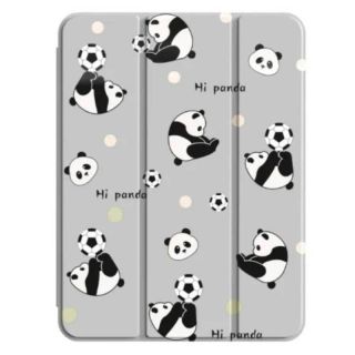 Mutural - iPad 10/11 Gen. Flip cover con portapenne, Hi Panda