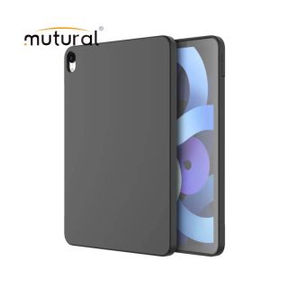 Mutural - Série Yue Mu, iPad 10/11 Gen. Étui en silicone pour iPad, Noir
