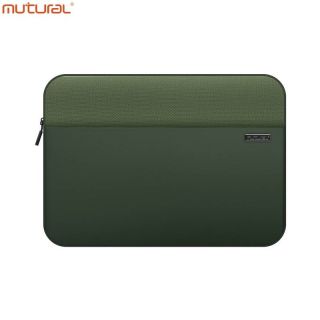 Ordinateur portable 13/14" - Mutural LuxeLite Series Housse, hydrofuge, Olivgrün