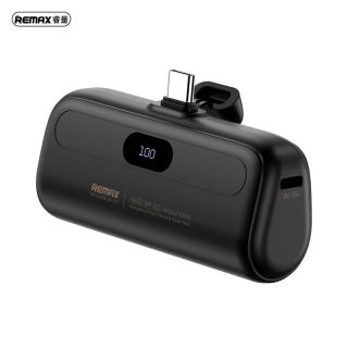 REMAX RPP-632 Capsule Series 2A Type-C Banque d'alimentation de secours 5000mAh, noir