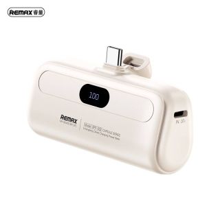 REMAX RPP-632 Capsule Series 2A Type-C Emergency Powerbank 5000mAh, White