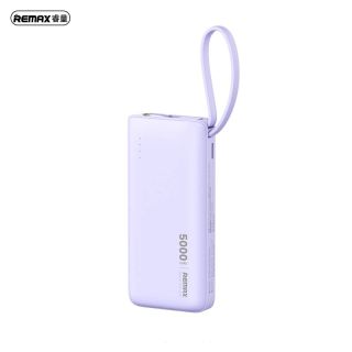 REMAX RPP-676 Xiaoxiao 2.1A Powerbank 5000mAh with iPhone cable, Purple