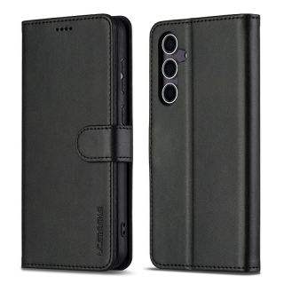Samsung Galaxy A57 - LC.IMEEKE Wallet Etui mit 3 Kartenfächern & Magnetverschluss, schwarz