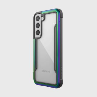 Samsung Galaxy S22 - Raptic/X-Doria Defense Shield Case mit iridescent Rahmen