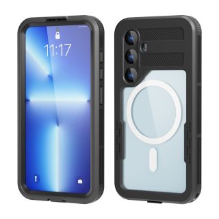 Samsung Galaxy S24 - Redpepper IP68 Mars Series Etui étanche pour l'extérieur avec MagSafe, noir