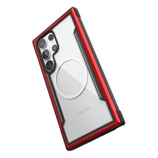 Samsung Galaxy S24 Ultra - Raptic Defense Shield, MagSafe rot
