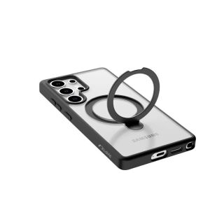 Samsung Galaxy S25 Ultra - Custodia Raptic Clear Air Stand (magnetica), nero