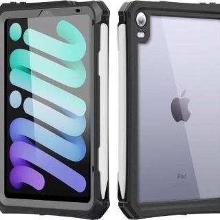 Shellbox - Wasserfeste Hülle, iPad Mini (6./ 7. Gen), schwarz